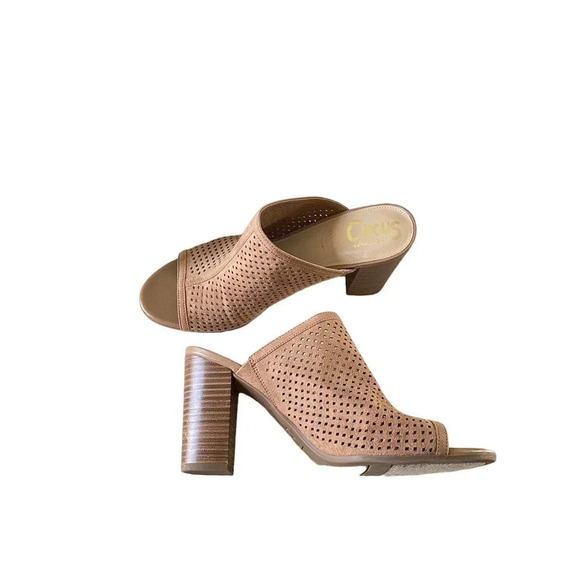 Circus by Sam Edelman Womens Tan Slip-On Open Toe Clog Sandals US 9.5 Boho - Picture 12 of 12